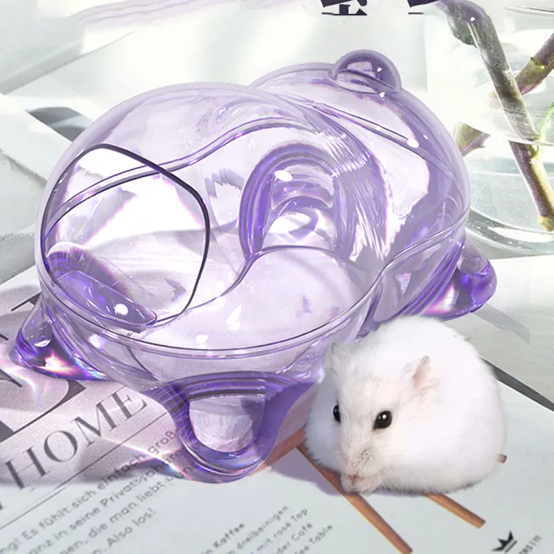 

Hamster Bathroom and Toilet Dual Use Space Dog Golden Bear Bathing Pot Sand Urine Sand and Splash Prevention Supplies