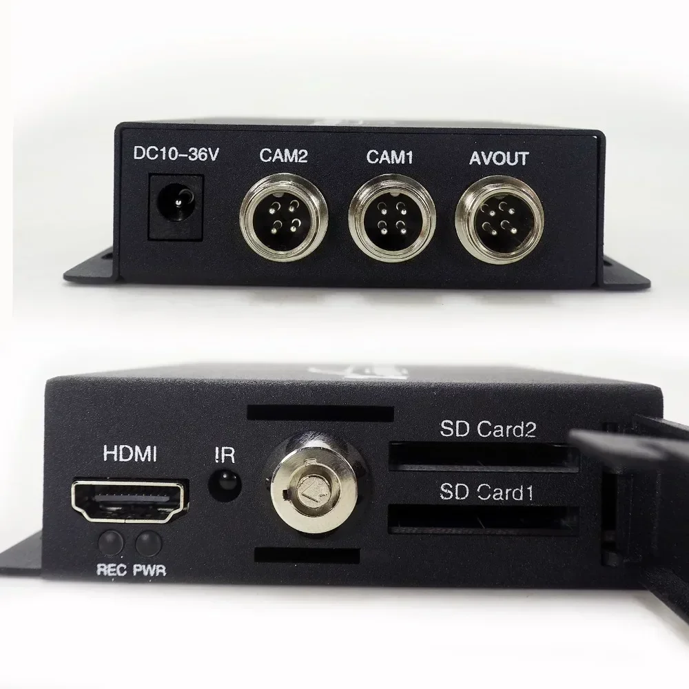 Фото Новинка Прямая поставка с завода DVR автомобиль грузовик видео запись Мобильный DVR 2CH Мини DVR HDMI CVBS AHD с дистанционным управлением №2