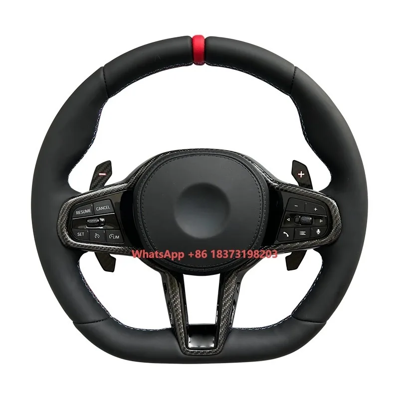 Фото Кожаный автомобильный руль YLA для BMW M3 M4 M5 M6 F30 F10 F15 F36 F01 F20 F22 F25 F31 F32 E70 E71 E90 E91 E92 X1 X2 X3 X4 X5 X6 №1