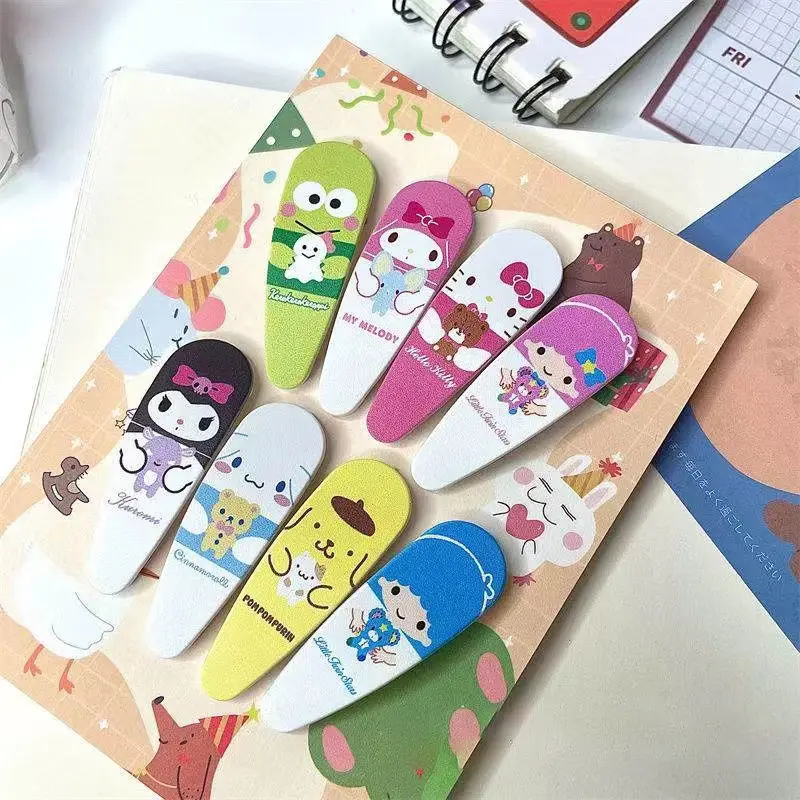 

Kawaii Sanrio Headdress Anime My Melody Hello Kitty Cute Cinnamoroll Kuromi Girly Heart Cartoon Hairpin Toy for Girls