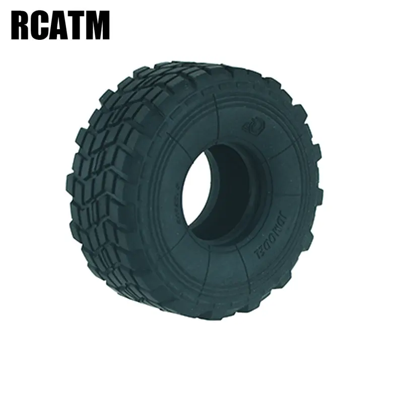 

1 Pair Rubber Tyres Bulldozers Tyre 55mm for 1/14 Tamiya RC Truck Heavy Duty Trailer Tipper Scania 770S Actros MAN Volvo Parts