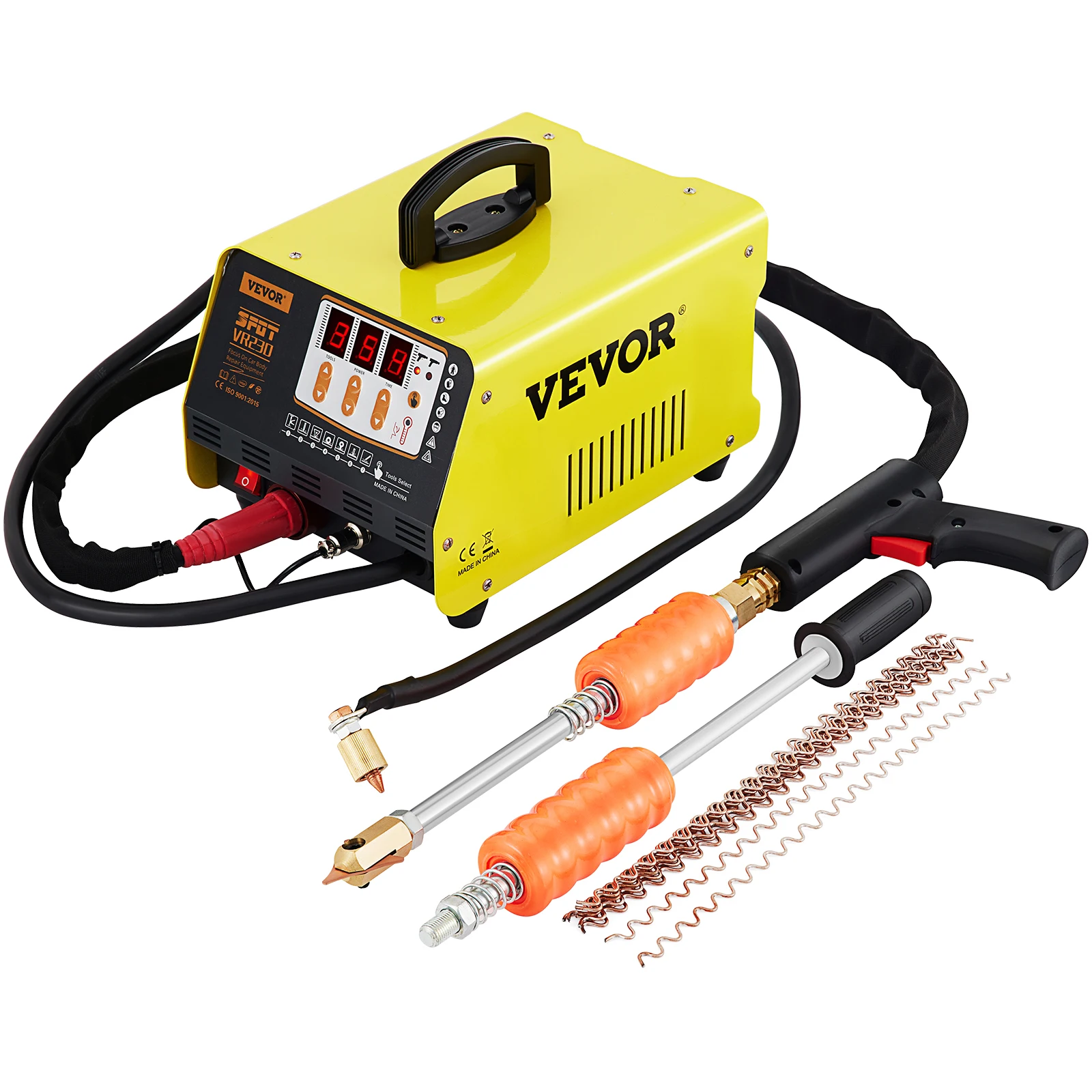 

VEVOR Stud Welder Dent Repair Kit 3 KW 220 V Spot Welder Dent Puller for Car Body Dent Repair with Time Regulation Function