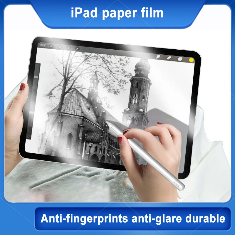 

Съемная бумажная пленка для iPad, вакуумная адсорбционная бумага для домашних животных, модель 10,5 11 air4 Mini 1 2 3 4 5 6, бумага с защитой от отпечатко...