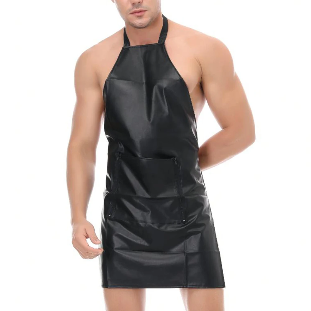 Мужской фартук сексуальное женское белье из искусственной кожи сексуальные