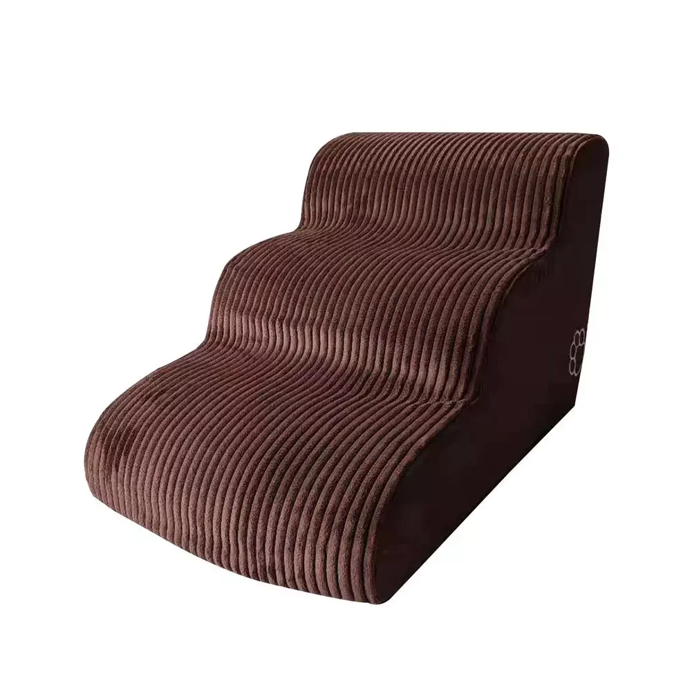 

Тройная лестница для домашних животных, небольшая лестница для собак и кошек, тройная лестница, нескользящая Съемная кровать, товары для пи...