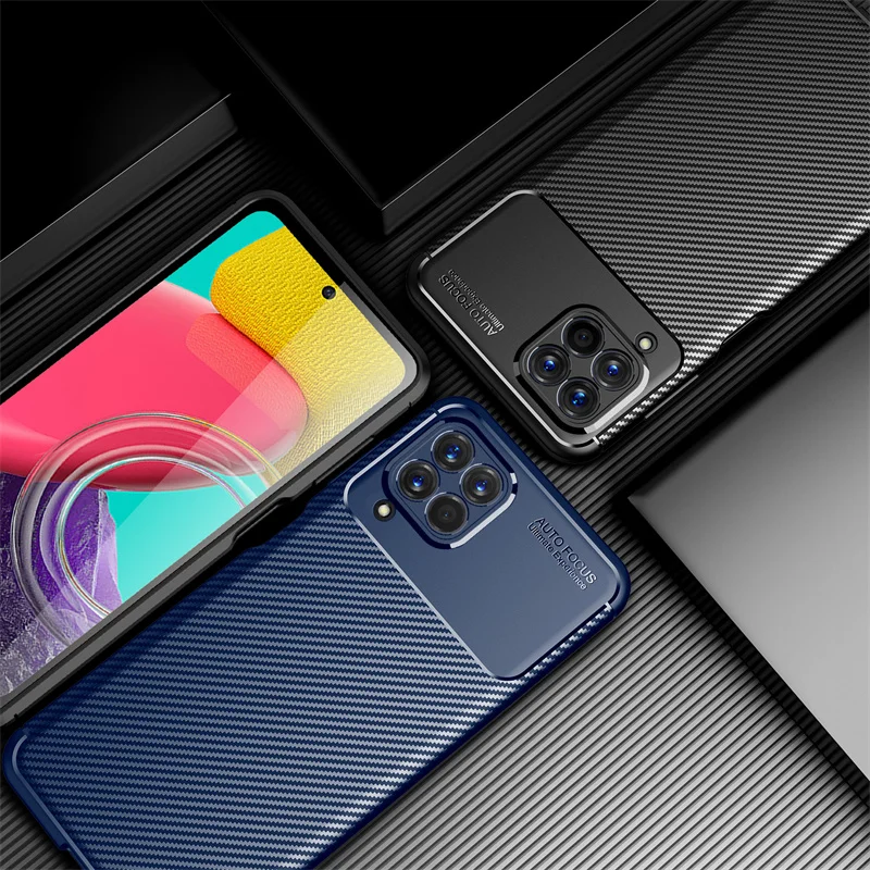 for cover samsung galaxy m53 case for samsung m53 capas shockproof bumper soft armor tpu cover for samsung m53 m 53 5g fundas free global shipping