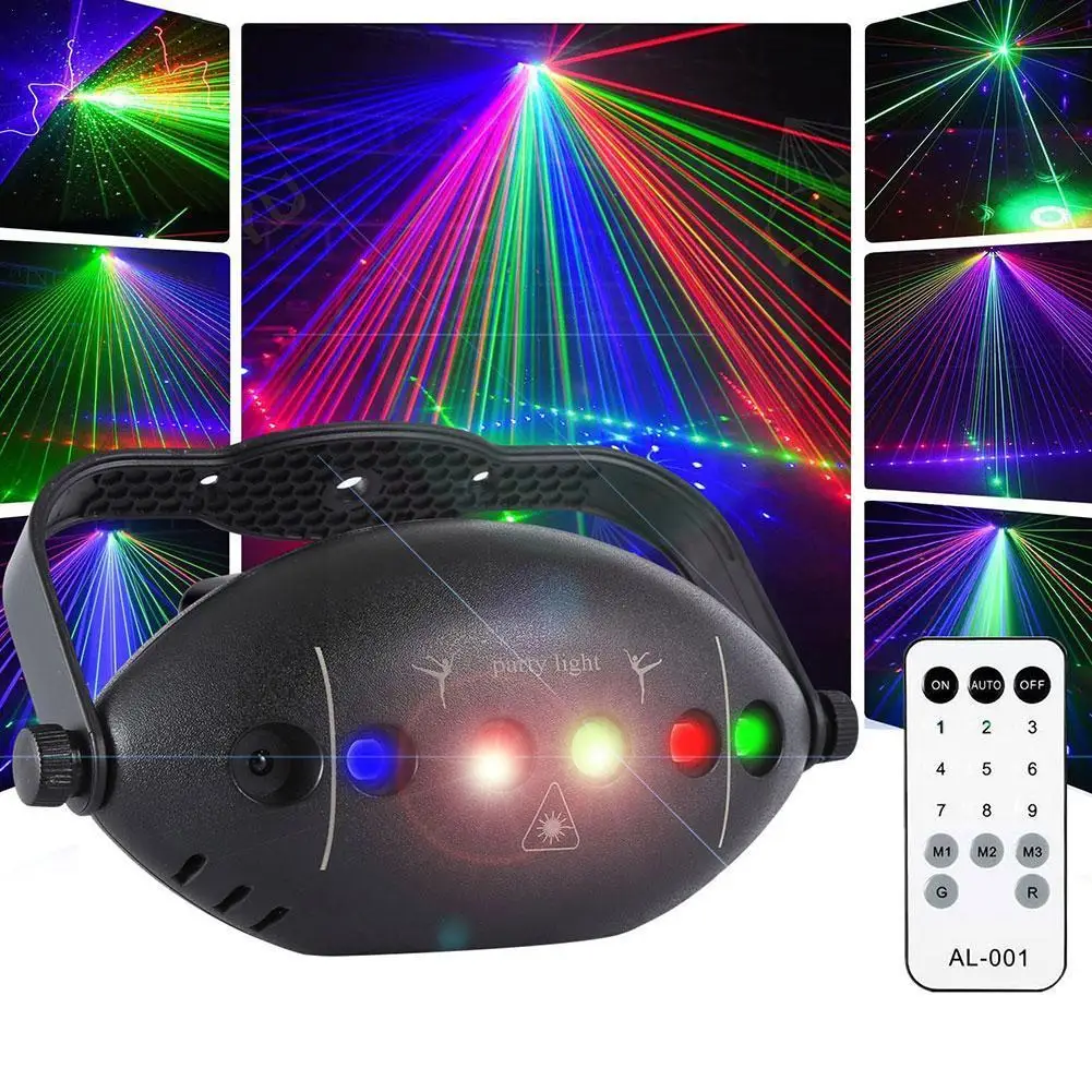 

Disco Lights Stroboscopic Laser Stage Lighting Party DJ Nightclub Festival Wedding for Lights for Disco Parties 72 Pattern