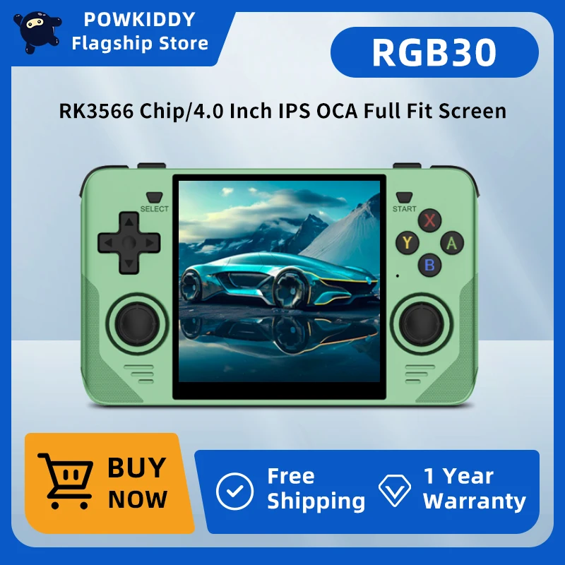 Портативная консоль POWKIDDY RGB30 JELOS Syestem