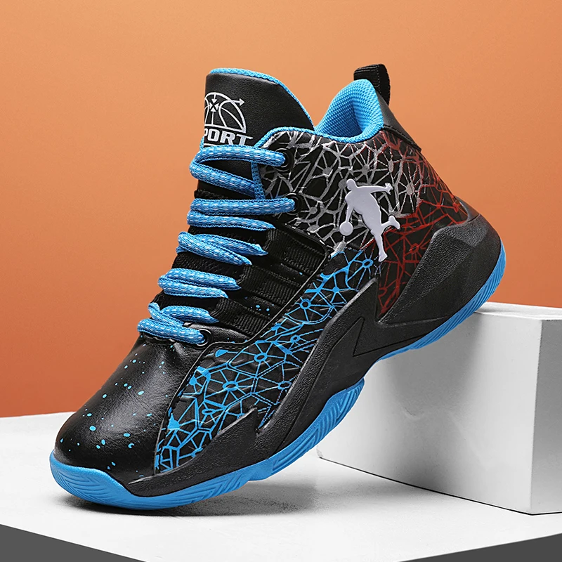 Children's Brand Basketball Shoes Child Basket Boys Sport Shoes Outdoor Trainer Basket Girls Non-slip Running Sneakers for Kids