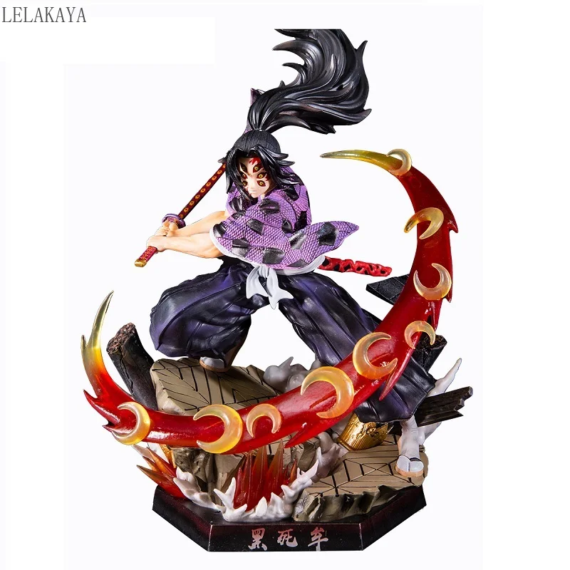 

26cm Anime Demon Slayer GK Statue Tsugikuni Michikatsu Figure Kimetsu No Yaiba Juguetes Kokushibou PVC Action Figure Original