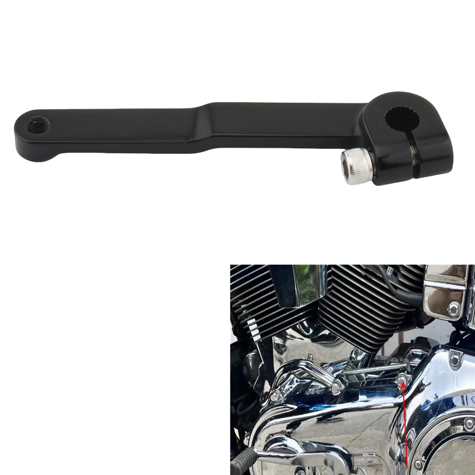 Рычаг переключения передач мотоцикла для Harley-Davidson Dyna Fat Bob FXDF Wide Glide FXDWG Street Police FXDBP