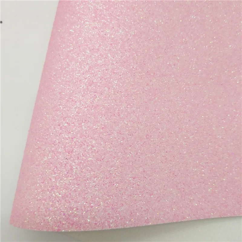 Искусственная кожа с розовыми блестками листы из искусственной кожи цветочным
