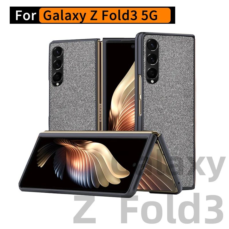 

Cloth Material Case for z Fold3 5g New Case for Samsung Galaxy z Fold 3 Case for Galaxy z Fold3 5g Case