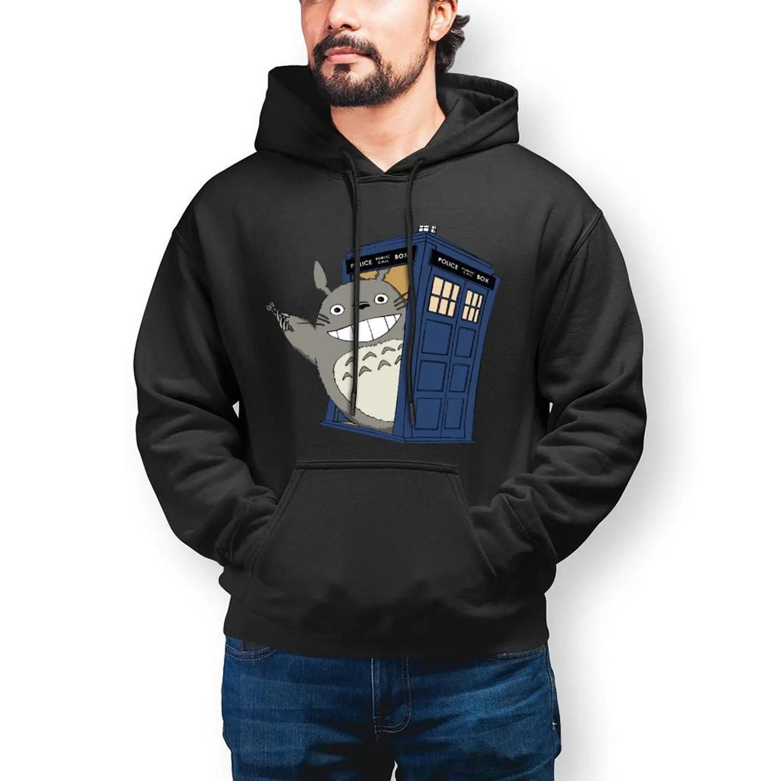 

Повседневные толстовки Totoro, милый пуловер двойного духа Вселенной, толстовка, Весенняя уличная одежда, толстовки на заказ, одежда оверсайз