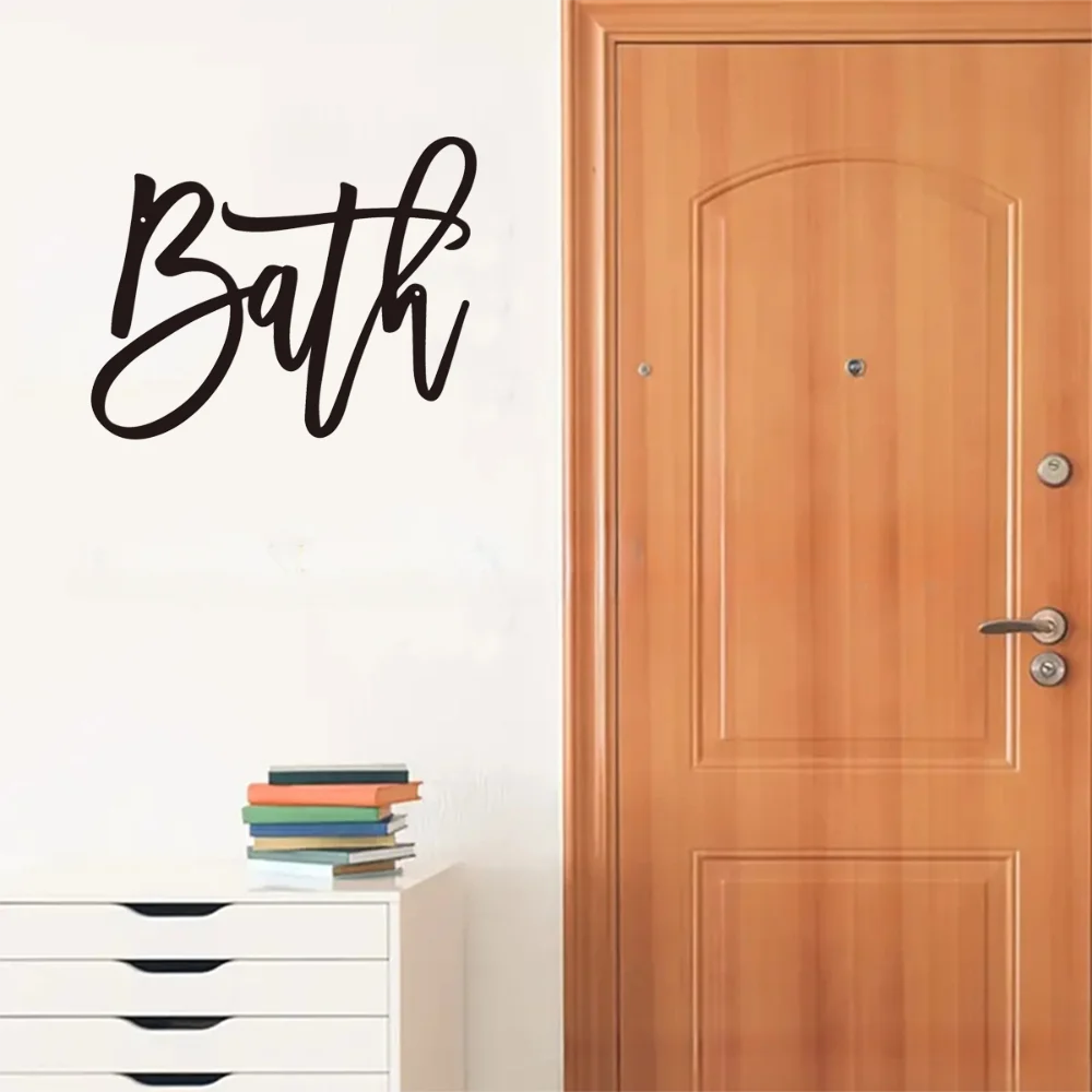 Современный Металлический Настенный Декор Для Ванной Комнаты И Отдыха