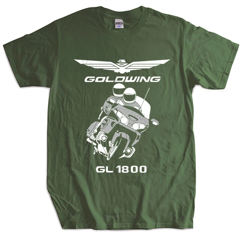 

New fashion t-shirt cotton tees Better Quality Goldwing GL1800 Motocycles Men T-Shirt mens brand tshirt male gift tops