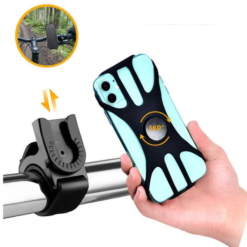 

Celular Bike Cell Mobile Phone Holder For iPhone 13 12 Pro Max Mini Xiaomi Support Telephone Velo Stand Bicycle Cradle Handlebar