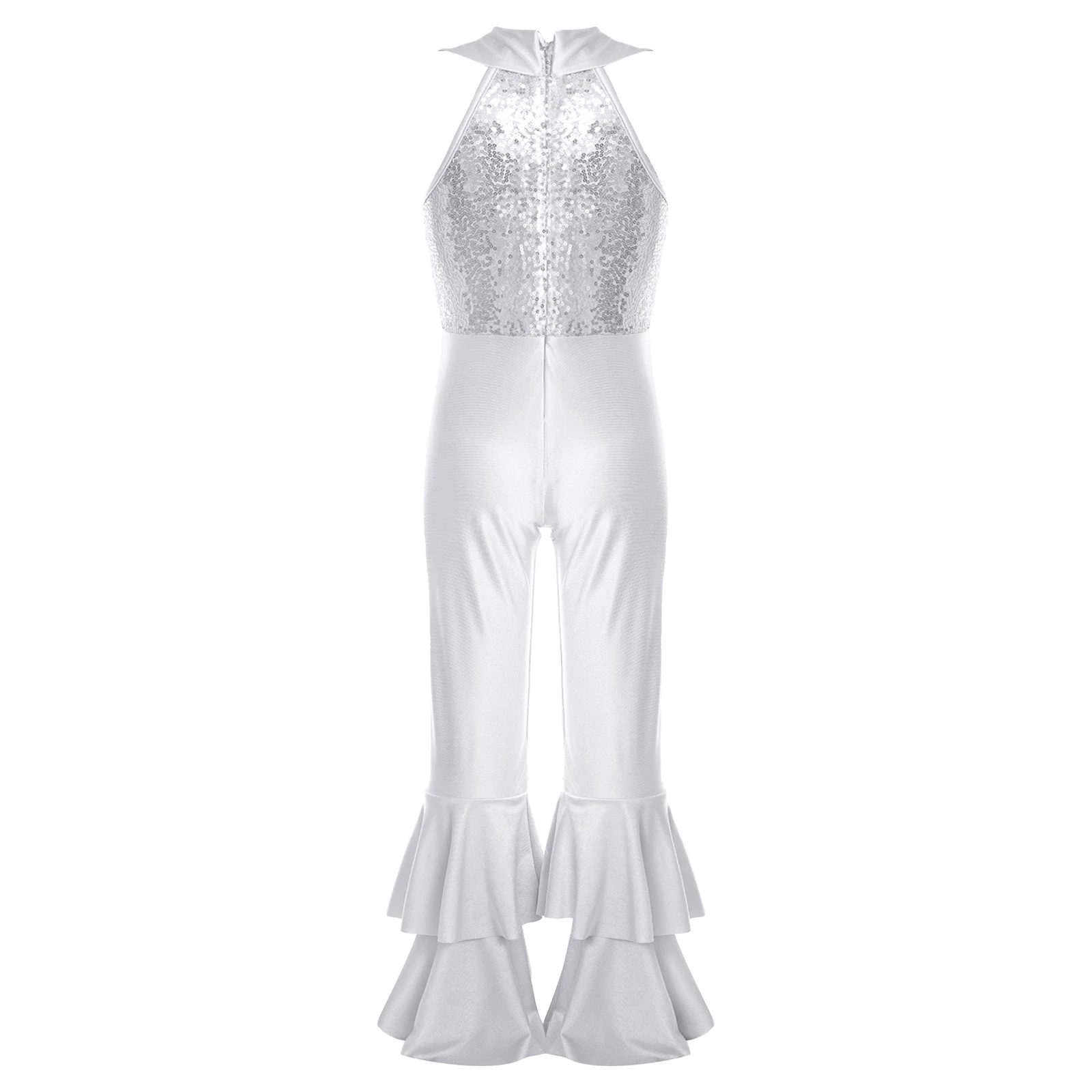 Детский комбинезон с длинными рукавами для девочек боди балета джазовых танцев