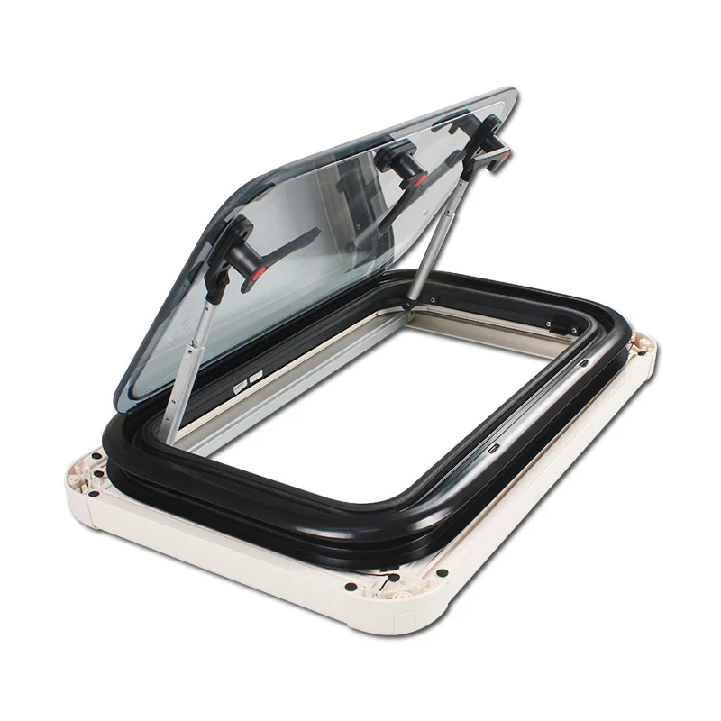 

OEM Camper Trailer RV Accessories 700*400 Mm UV Resistant High Quality Circle Angle Outer Frame Teardrop Car Window