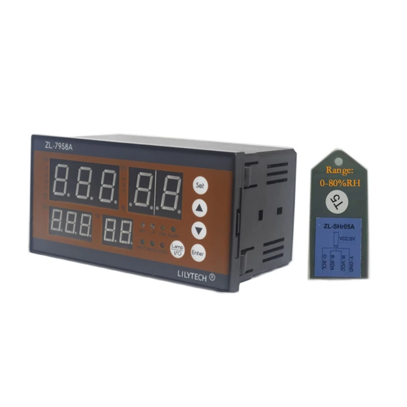 

X37E Automatic Incubator Controller Incubator Controller with Temperature Humidity Sensor Multifunctional Thermostat