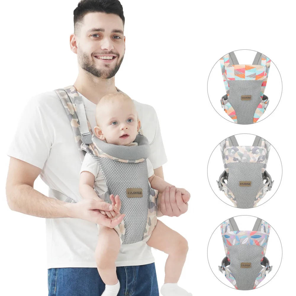 

Эргономичный рюкзак-переноска для новорожденных, Рюкзак-кенгуру для новорожденных, многофункциональная сумка для путешествий, аксессуары ...