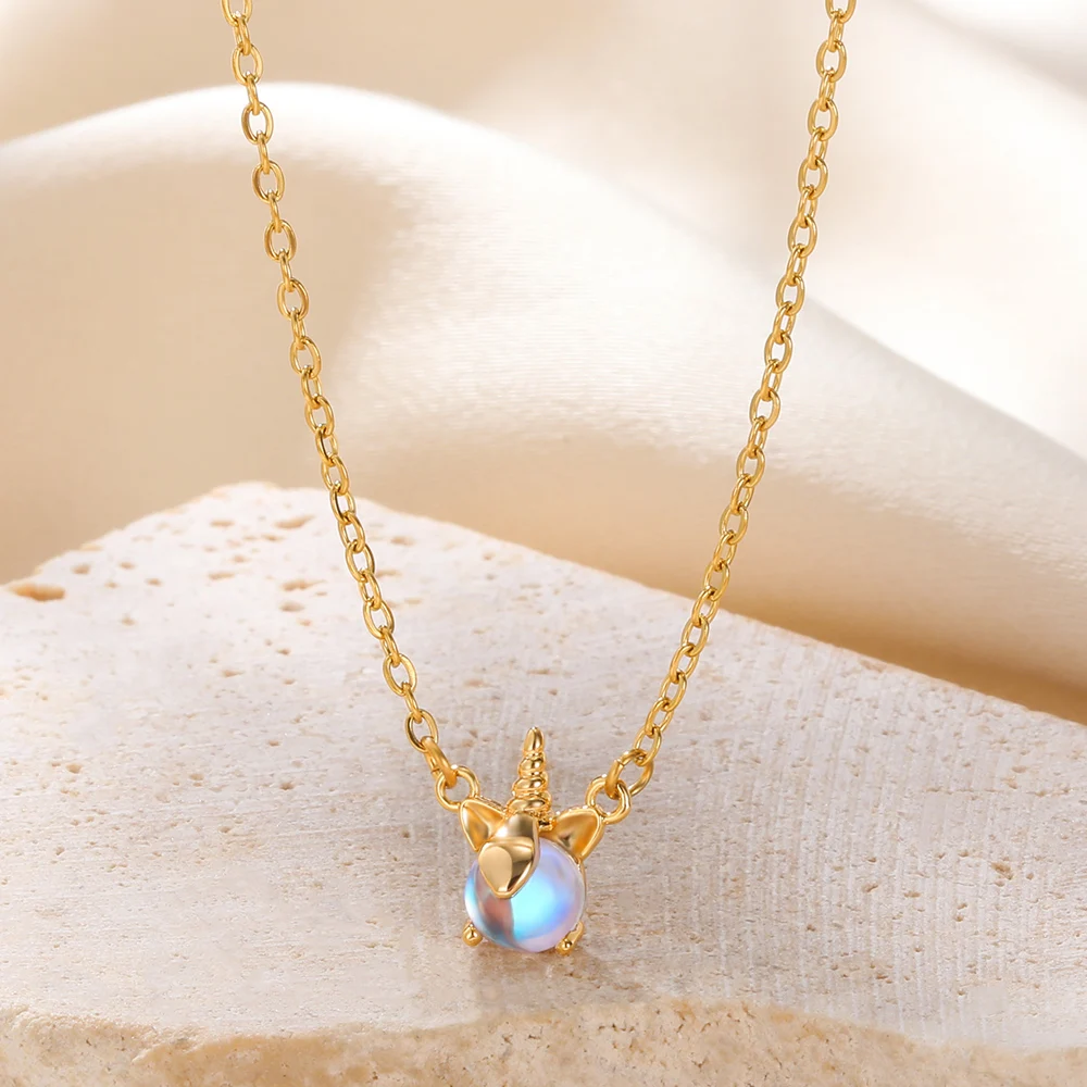 

Luxury Zircon Round Necklace For Women's Gold Stainless Steel Fashion Necklace Series Christmas Gift Jewelry Free Delivery 2023