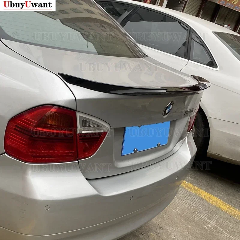 do BMW serii 3 E90 Spoiler 2005--2011 M4 Style Wysokiej jakości plastikowe tylne skrzydło bagażnika ABS Zestaw karoserii Akcesoria