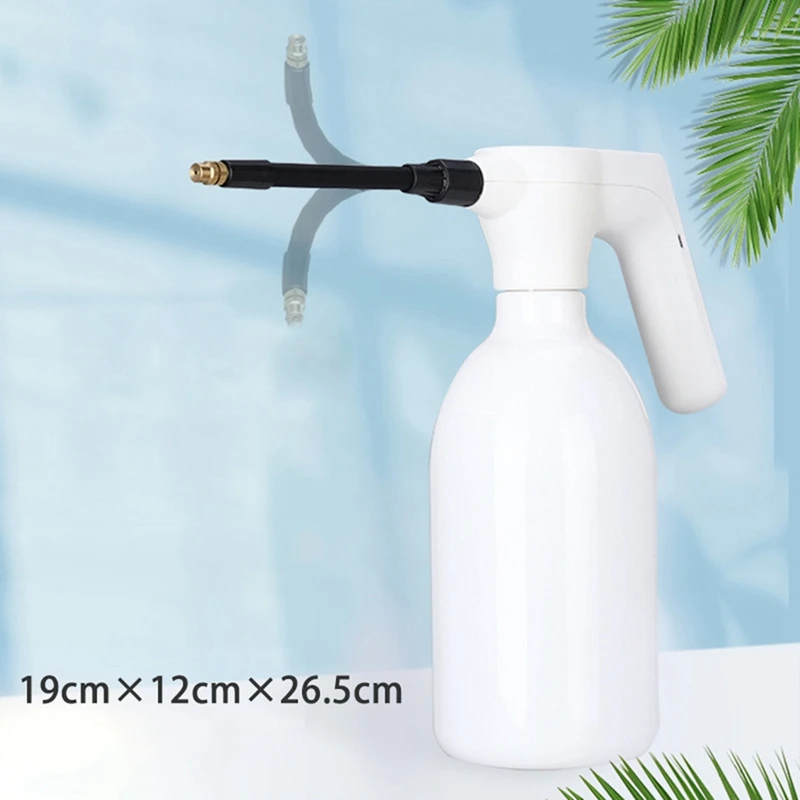 

2L Electric Watering Can Garden Sprayer Automatic Plant Watering Spray Bottle USB Electric Sanitizing Fogger Spritzer