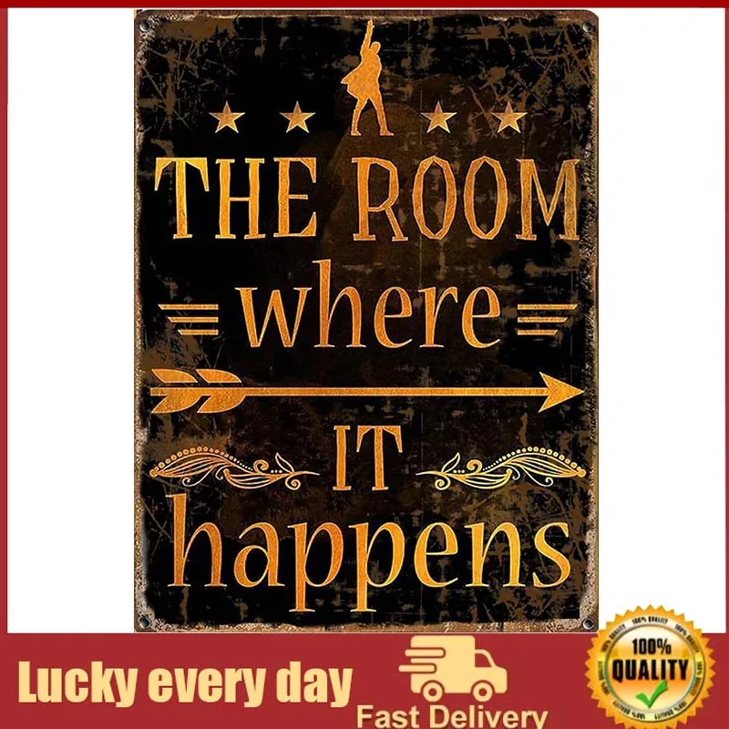 

Graman The Room Where It Happens tin Sign, Hamilton Musical Art Prints, Alexander Hamilton Wall Decor, It is a Way of Life Metal