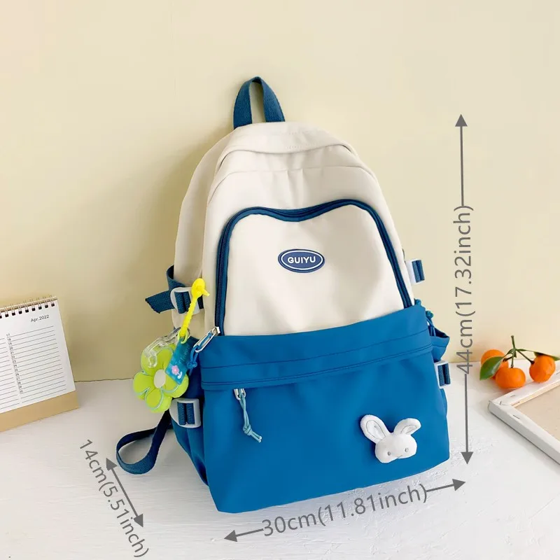 Женские Модные нейлоновые рюкзаки сумка на плечо для девушек Молодежный стиль