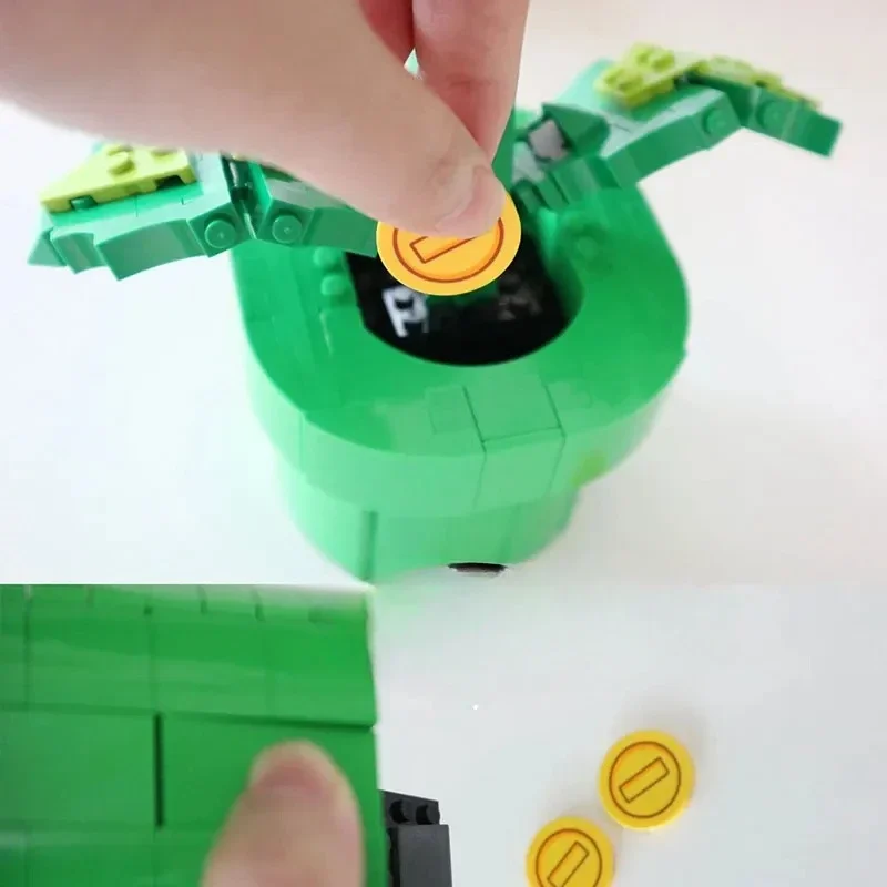 Самоблокирующиеся кирпичи пластиковые модели строительные блоки для детей