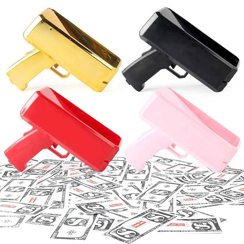 

Cool Stuff Money Spraying Gun Parent-Child Interactive Toys Wedding Halloween Party Supplies and Props Cool Props Shooter