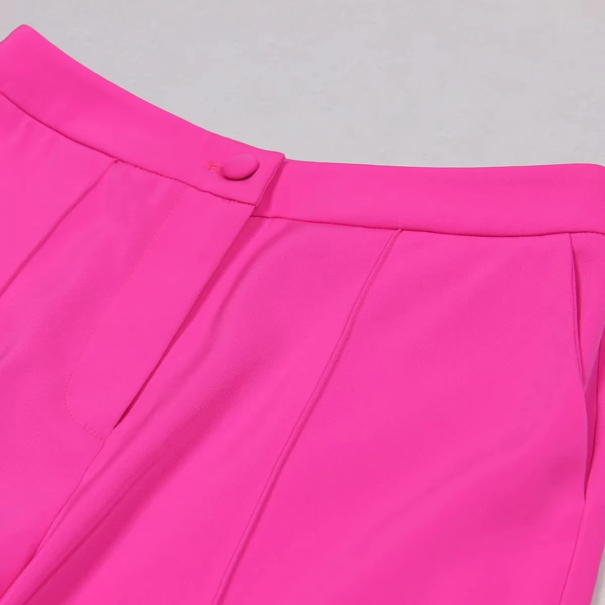 Американский европейский свежий цвет фуксии комплект из 3 предметов: пиджак с