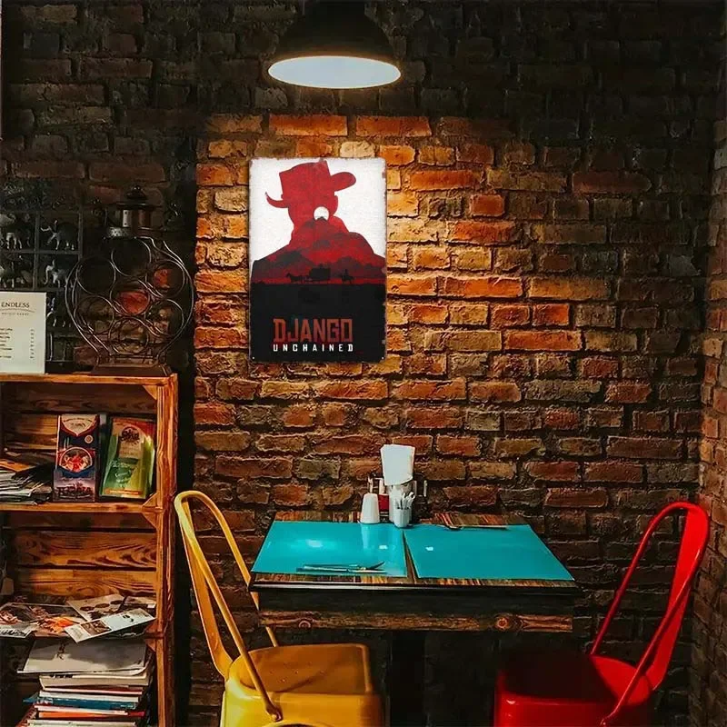 Классический кинопостер Django без цепи жестяной знак настенный художественный