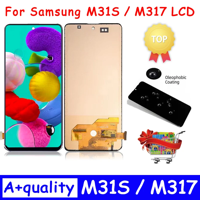 

6.5" AAA+ For Samsung Galaxy M31S M317 LCD Display Touch Screen Digitizer Assembly Parts For Samsung M31s M317F Display Screen