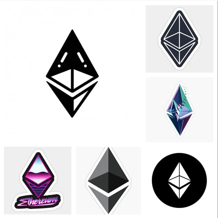 

CG Car Sticker Creative Ethereum #3 (ETH) Bitcoin Litecoin Dogecoin Dash Zcash Vinyl Decals for Laptop Motorcycle Car Decor