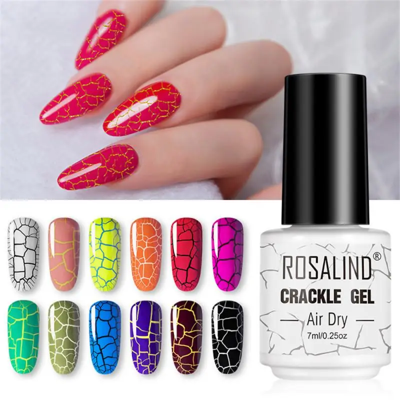 

7ml 14 Colors Nail Gel Polish Creative Wire Draw Nail Art For Manicure Semi Permanent Cracked UV Gel Women Nails Accessories