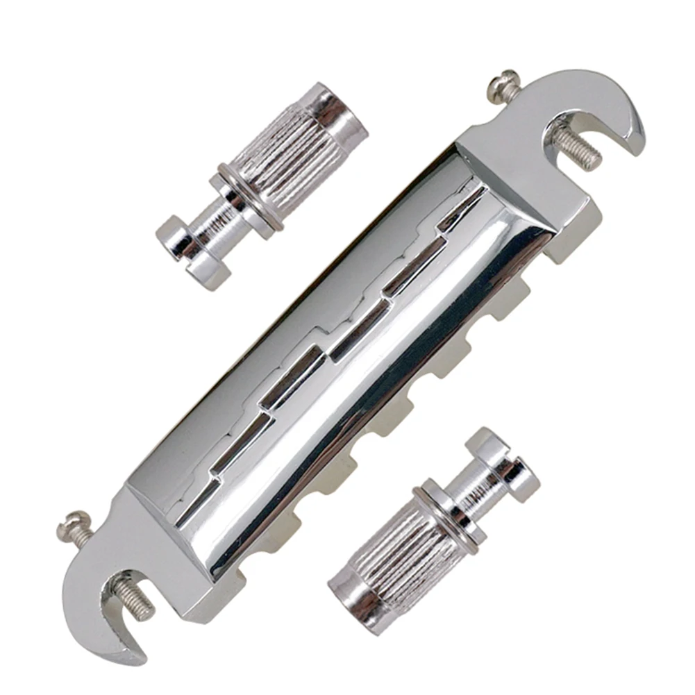 

Guitar Compensated Ridge Wraparound Combination Bridge Tailpiece For Epi LP Bridge Tailpiece With Studs