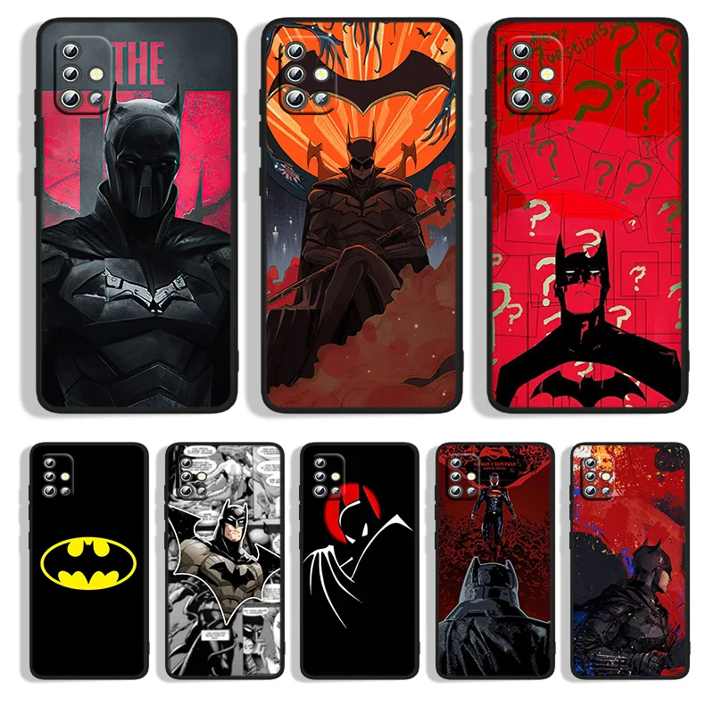 

DC Comics Batman Phone Case For Samsung A22S A22 A21S A14 A13 A12 A11 A04S E A03S A02S A01 Core Black Soft Cover