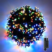 24v led christmas garland string lights outdoor waterproof 10m 20m 30m 50m fairy garden lights for party wedding new year decor