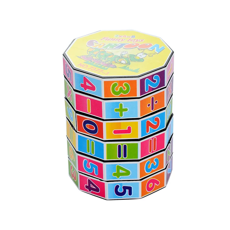 Детская игрушка Монтессори математические цифры волшебный куб