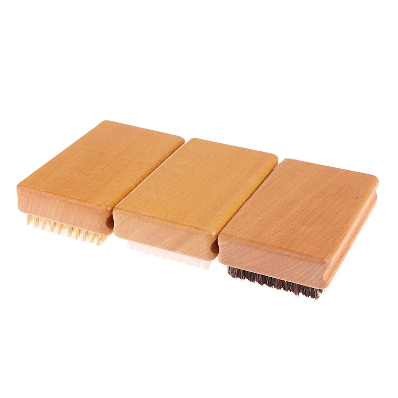 Деревянная ручка латунь/нейлон/кинь/кишачий волос лыжная щетка для вощения