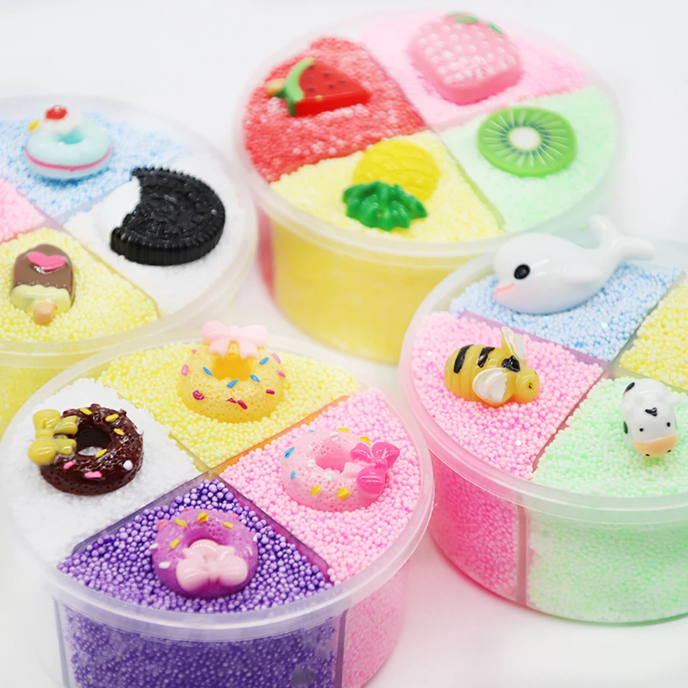 

Набор для творчества, слайм, пушистые товары, фруктовый слайм, ароматерапия, снег, рис, грязь, единорог, украшение, детские игрушки