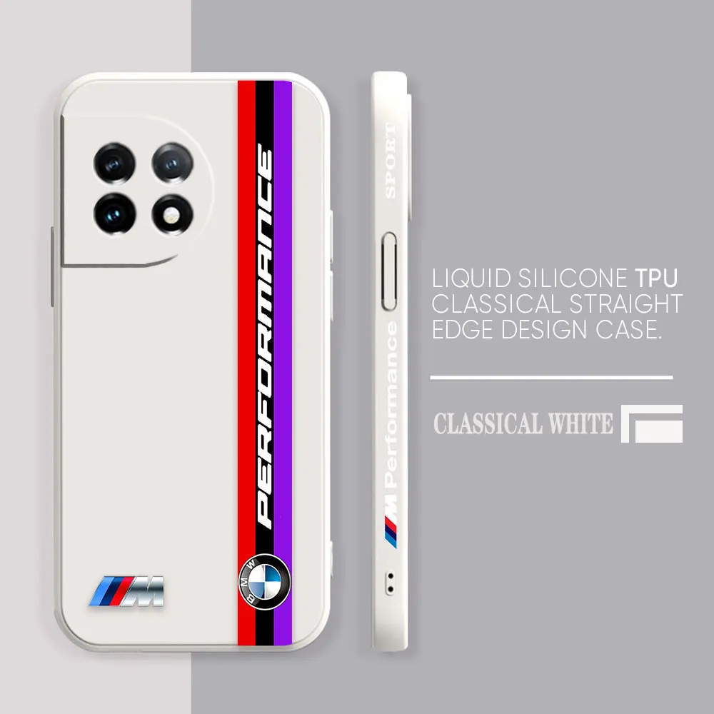 Phone Case For Oneplus 11 10 9 9R 9RT 8 8T 7 7T 5 5T 6 ACE 2V NORD Pro Case Funda Cqoue Shell Capa Luxury Sports Car B-BMW LOGO