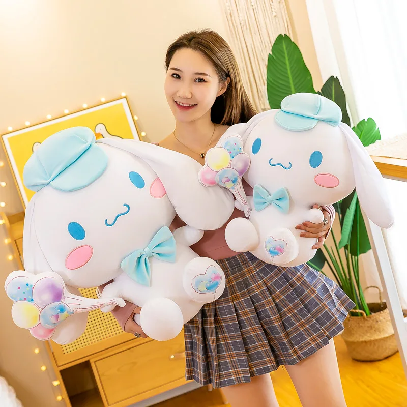 

Новинка Sanrio Kawaii Cinnamoroll плюшевая игрушка милый ребенок Корица Kuromi мягкие набивные игрушки рождественские подарки на день рождения для подруг