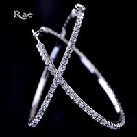 simple temperament womens rhinestone earrings fashion creative round crystal earrings party jewelry