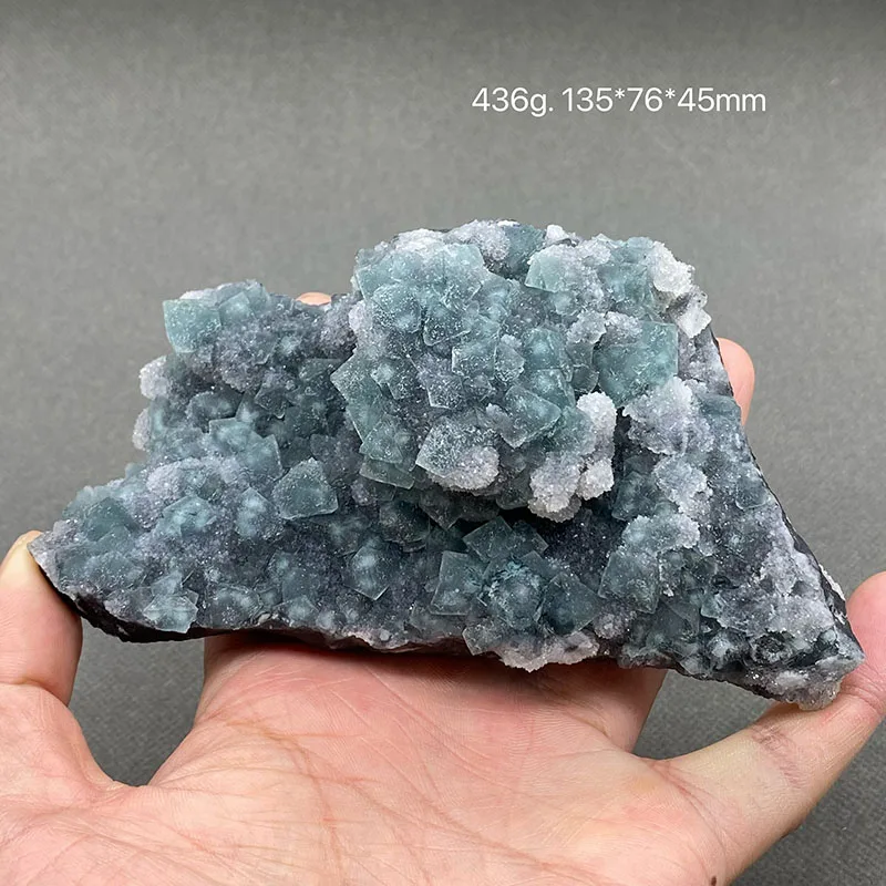 100% натуральный Китай Фуцзянь синий зеленый флюорит кластер минералов камни и