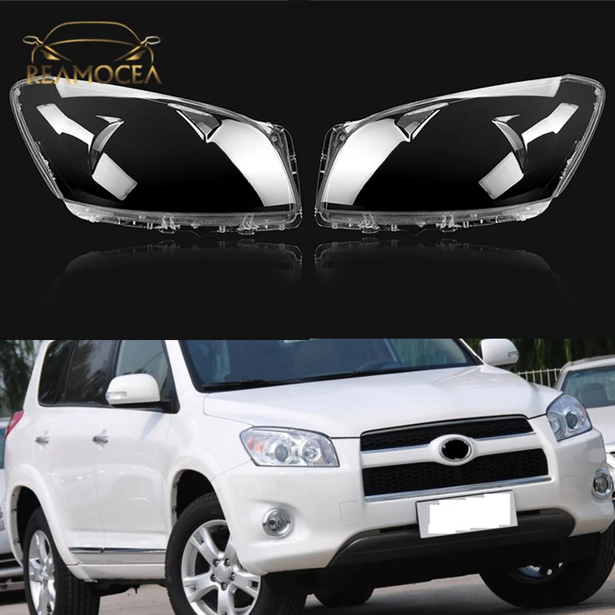 

Reamocea для Toyota RAV 4 RAV4 2009 2010 2011 2012 крышка фары налобный фонарь прозрачный абажур оболочка объектива стеклянная оболочка