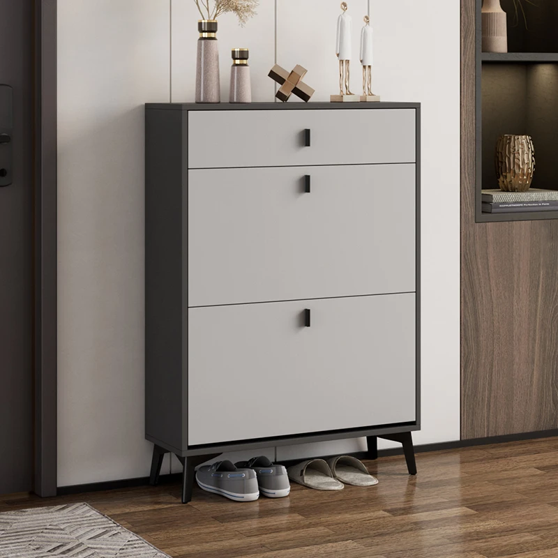 

Современные Простые шкафы для обуви, экономит пространство, портативные прихожие, многослойная деревянная полка для обуви, стеллаж для хранения, прихожая мебель