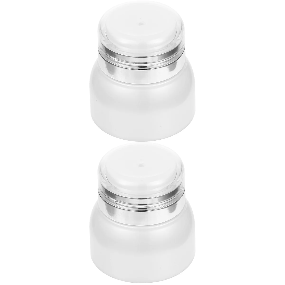 

2pcs Pump Lotion Jar Airless Lotion Container Multi-use Cream Pump Bottle